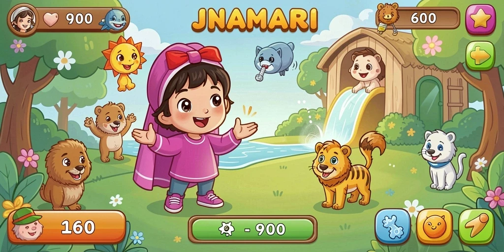 Tampilan antarmuka yang sederhana dan menarik.