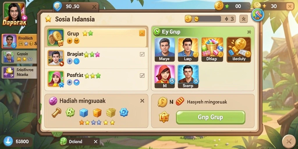 Tampilan antarmuka yang menawan dan intuitif.