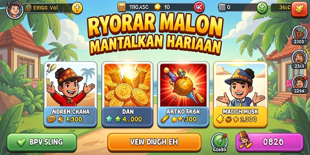Tangkapan layar menunjukkan karakter utama dalam aksi.