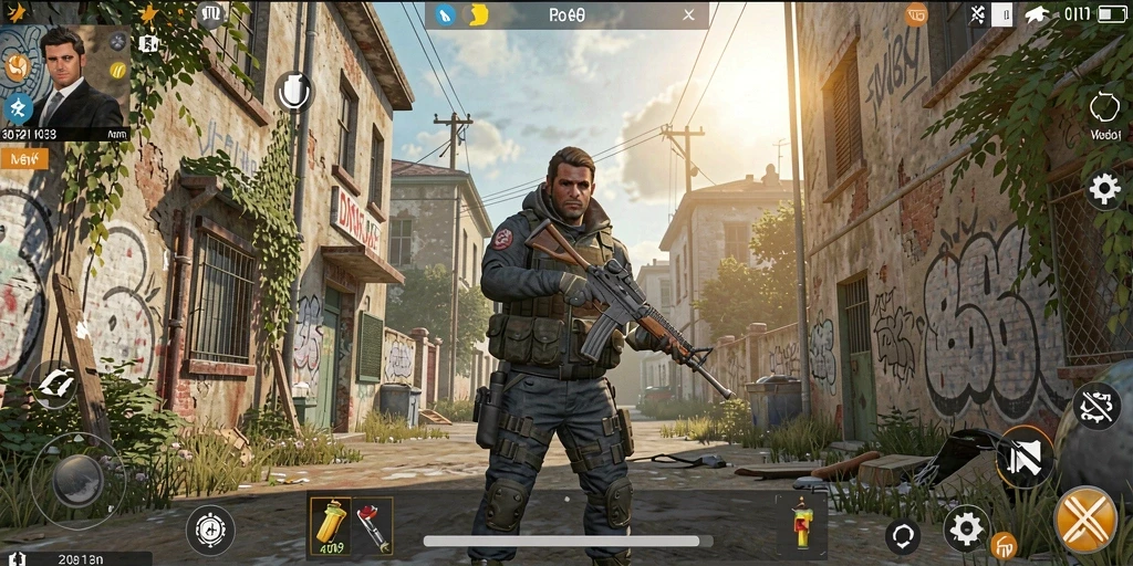 Tangkapan layar menunjukkan aksi gameplay yang seru.