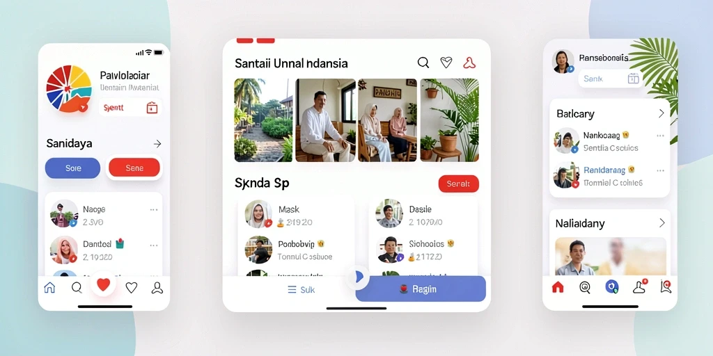 Tampilan karakter yang beragam dan menarik.
