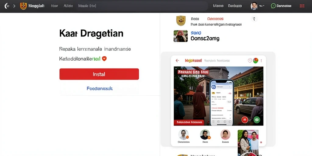 Tampilan antarmuka yang user-friendly.