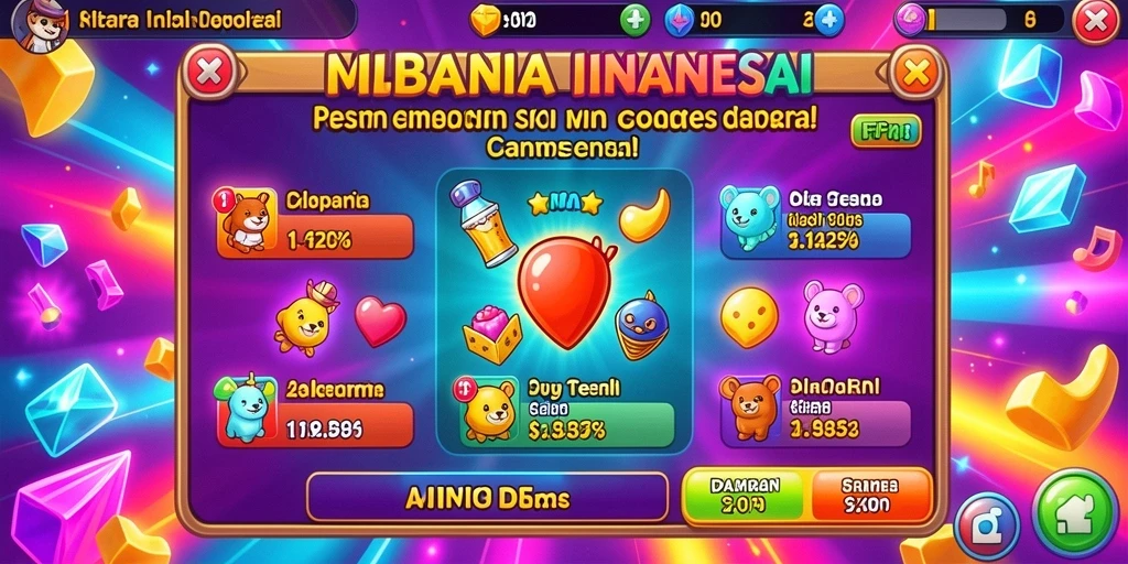 Tampilan menu utama yang sederhana dan informatif.