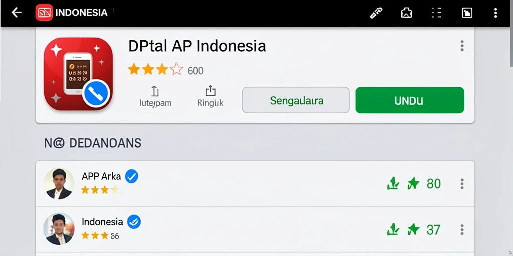 Tampilan awal yang menarik dan intuitif.